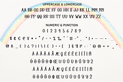 Vintage Rainbow | Script Font, a Script Font by Scratchones (Thumbnail 7 of 8)