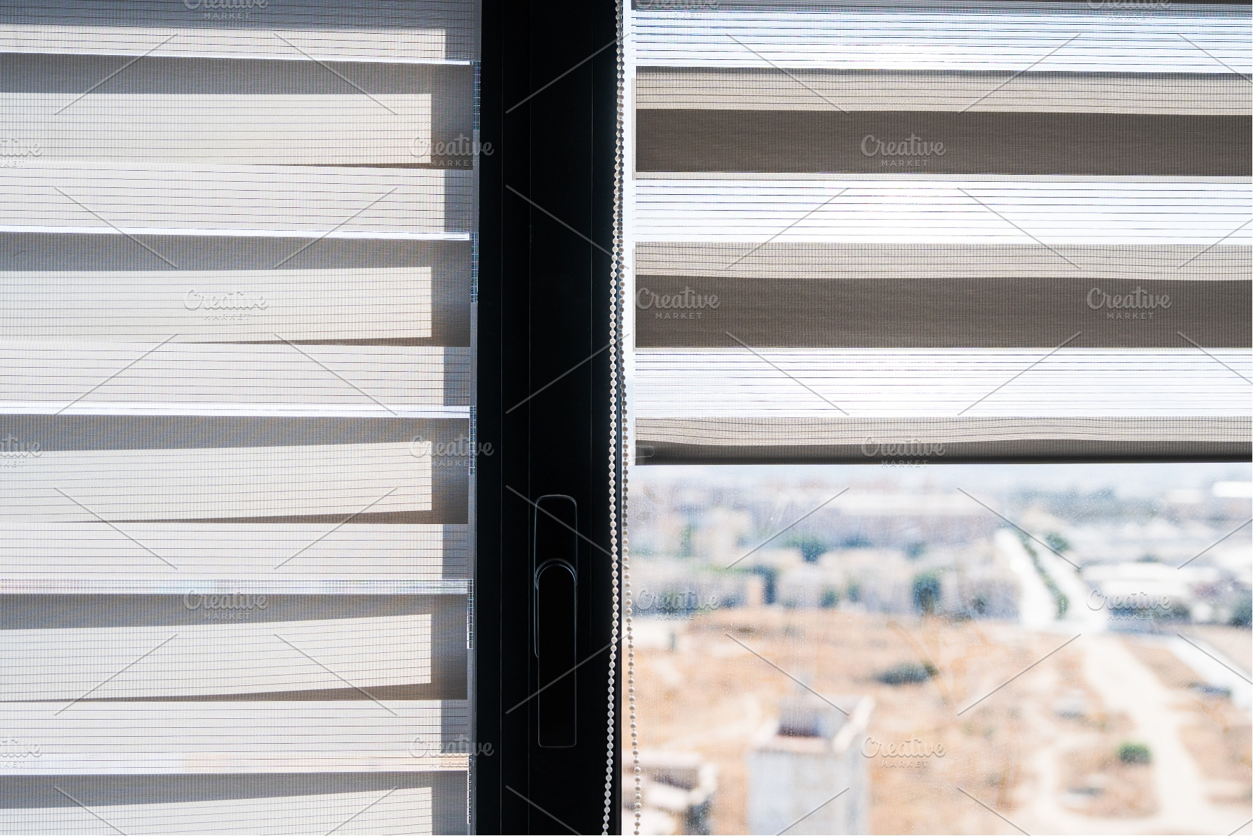 Close View of Modern Window Blinds, an Architecture Photo by volodymyrshtun13795