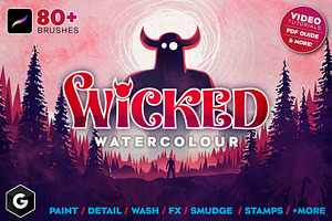 Wicked Watercolour Brushes