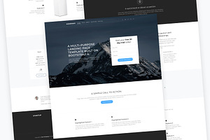 Multipurpose Landing Page Bootstrap