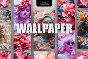 Animated phone Wallpaper, a Wallpaper Graphic by sibel dayı (Thumbnail 1 of 13)