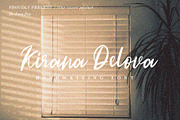 Kirana Delova, a Script Font by Java pep (Thumbnail 1 of 9)