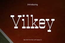 Vilkey – Slab Serif