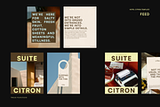 Hotel Citron – The Complete Bundle, a Social Media Template by Twelve Four Studio (Thumbnail 2 of 8)