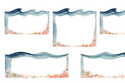 Watercolor Borders Clipart Set, an Object Graphic by RAHMAT (Thumbnail 2 of 15)