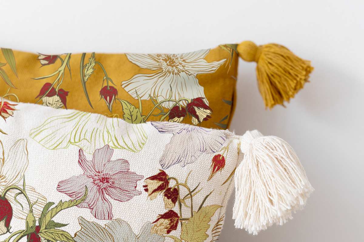 Gentle Fall Floral Patterns, a Pattern Graphic by Vero Arts (Photo 5 of 10)