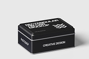 Rectangular Tin Can Mockup, a Packaging Mockup by Unerispace (Thumbnail 2 of 3)