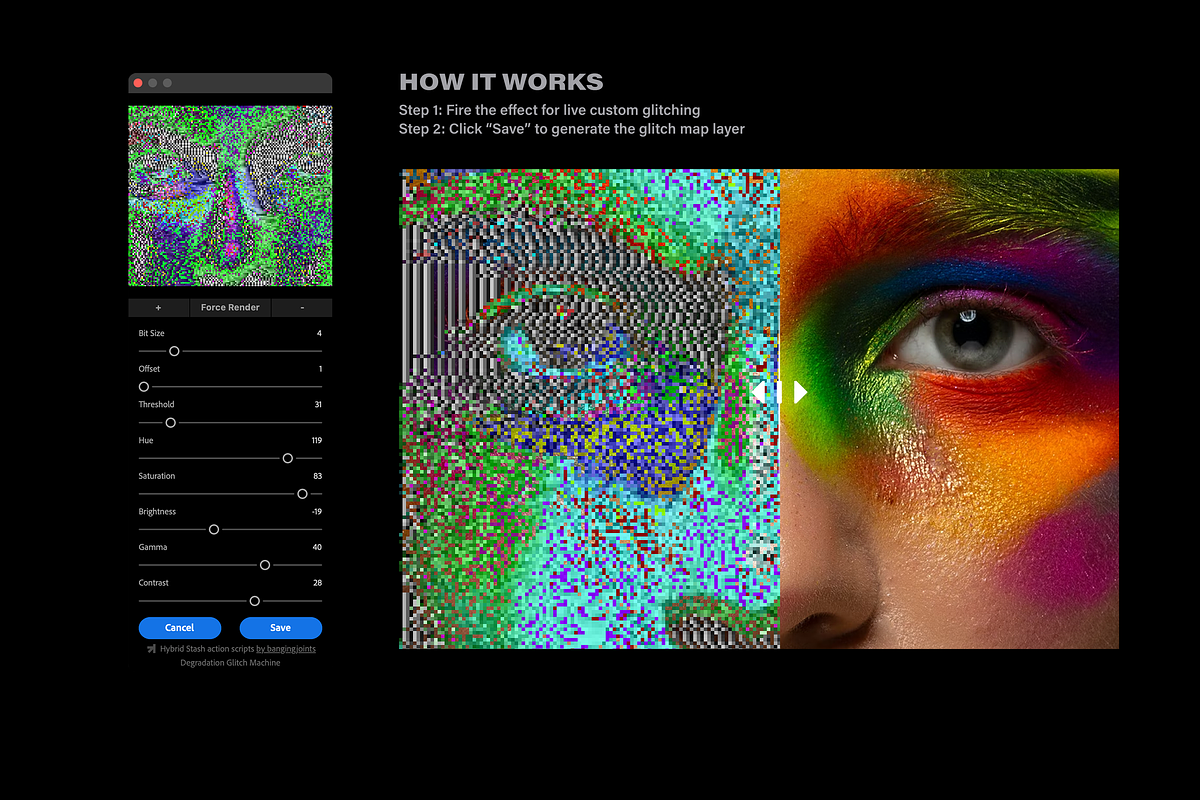 Degradation Glitch Machine, an Action Add-On by bangingjoints (Photo 5 of 6)