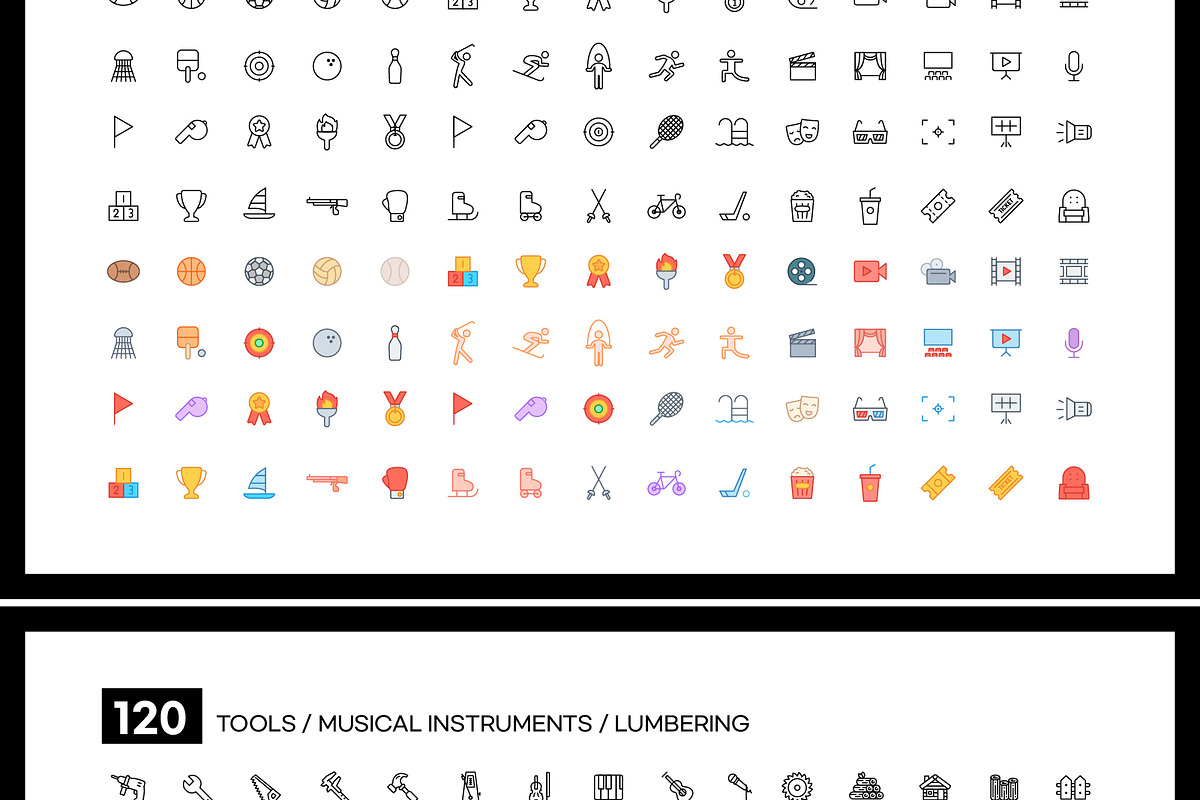 3000+ Mega Bundle line&color Icons, an Outline Icon by Design Present (Photo 18 of 19)