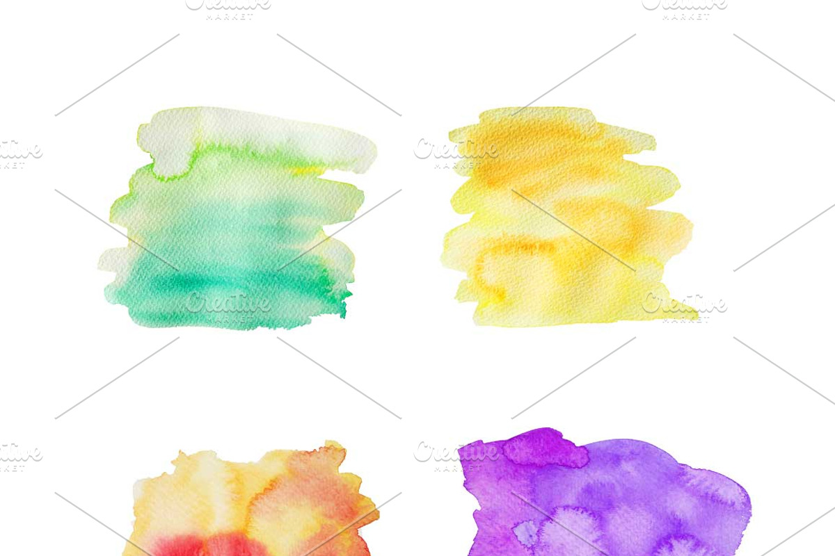 Vector & JPG Watercolor Textures, a Texture Graphic by Heartmade by Claudia (Photo 5 of 5)