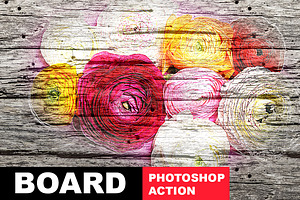 Board Photoshop Action