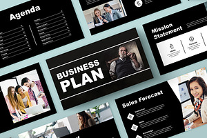 Business Plan Presentation Template, a Presentation Template by Mighty-Slide