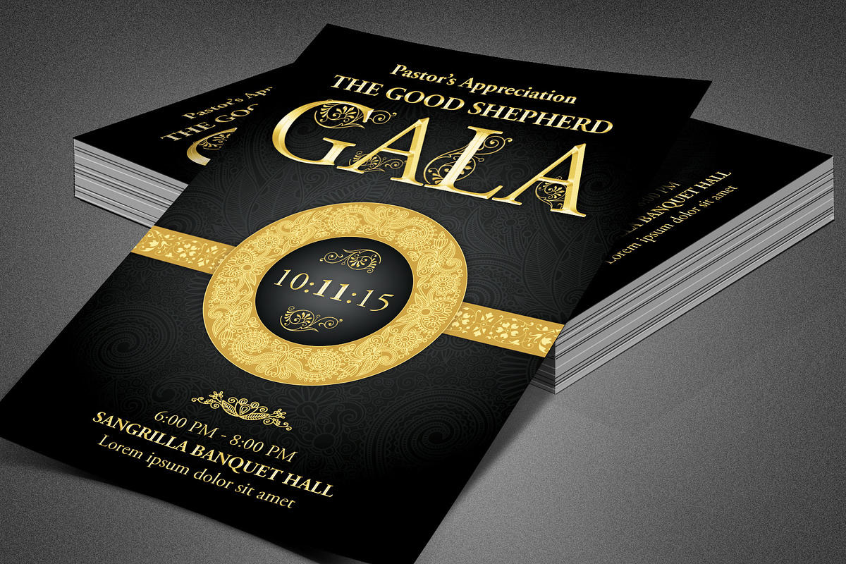 Pastor Appreciation Church Flyer, a Flyer Template by loswl (Photo 1 of 5)