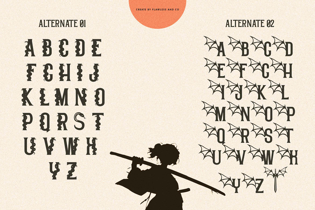 Glathor - Decorative Font, a Font by Flawless And Co (Photo 7 of 10)