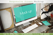Responsive Screen Mockup V2, an iPhone Mockup by MahmoudRafik (Thumbnail 13 of 15)