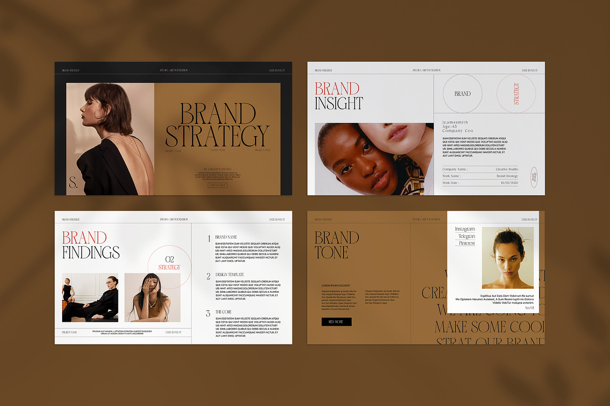 Brand Strategy | CANVA, a Presentation Template by evgenystudio