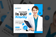 Healthcare medical social media post, a Social Media Template by Tanmoy Topu (Thumbnail 11 of 11)