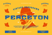 PEACETON - Retro Display Font, a Handwritten Font by Rightwheels (Thumbnail 1 of 10)