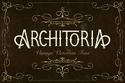 Architoria - Vintage Victorian Font, a Blackletter Font by Bale Type (Thumbnail 1 of 10)