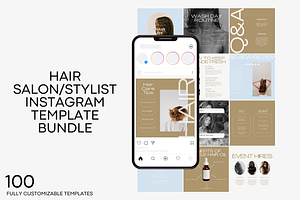 Hair Stylist/Salon Template Bundle