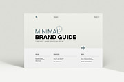 Minimal Brand Guideline Template, a Brochure Template by KreateTribe (Thumbnail 1 of 14)