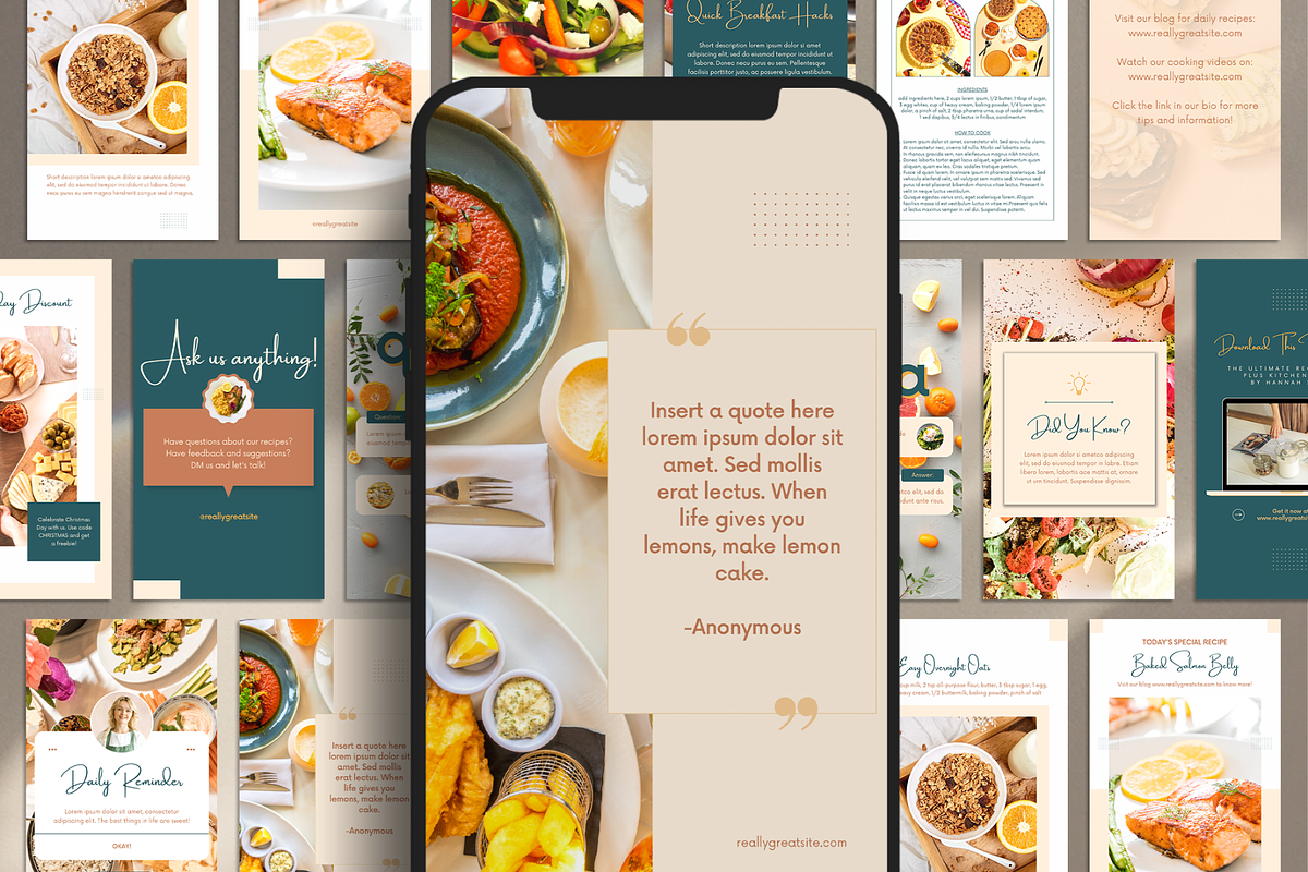 45 Food Instagram Bundle preview 5