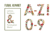 Cute Floral Alphabet, a Decorative Illustration by Feday (Thumbnail 1 of 5)