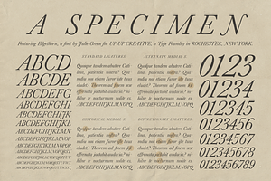 Edgethorn Italic Serif Font