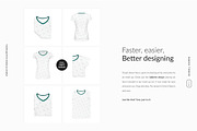 6x Women T-shirt Ghost Mock-ups Set, a Books & Magazine Mockup by Apparel_Mockups (Thumbnail 7 of 23)