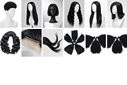 Black Hair Wig Stock Photos, a Beauty & Fashion Photo by Selenique Studio (Thumbnail 11 of 11)