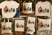 Funny Retro Vintage Christmas Bundle, an Object Graphic by Daisy Design (Thumbnail 6 of 19)