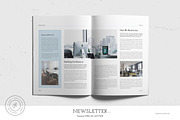 Newsletter Template, a Brochure Template by ThemeDevisers (Thumbnail 3 of 5)
