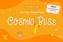 Cosmic Bliss Playful Font