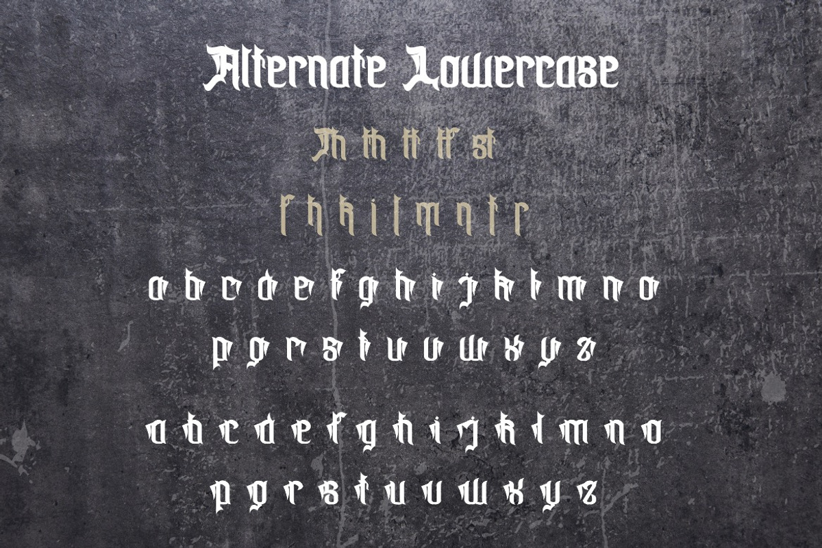 Noxfreatus - Blackletter Display, a Blackletter Font by Dhabee (Photo 5 of 15)