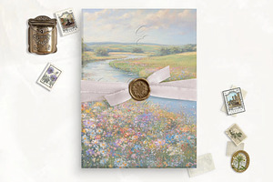 Summer Meadow Vellum Overlay