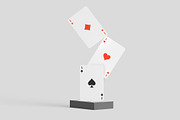 Playing card mockup Card game mockup, an Advertising Mockup by GraphicVil (Thumbnail 5 of 9)