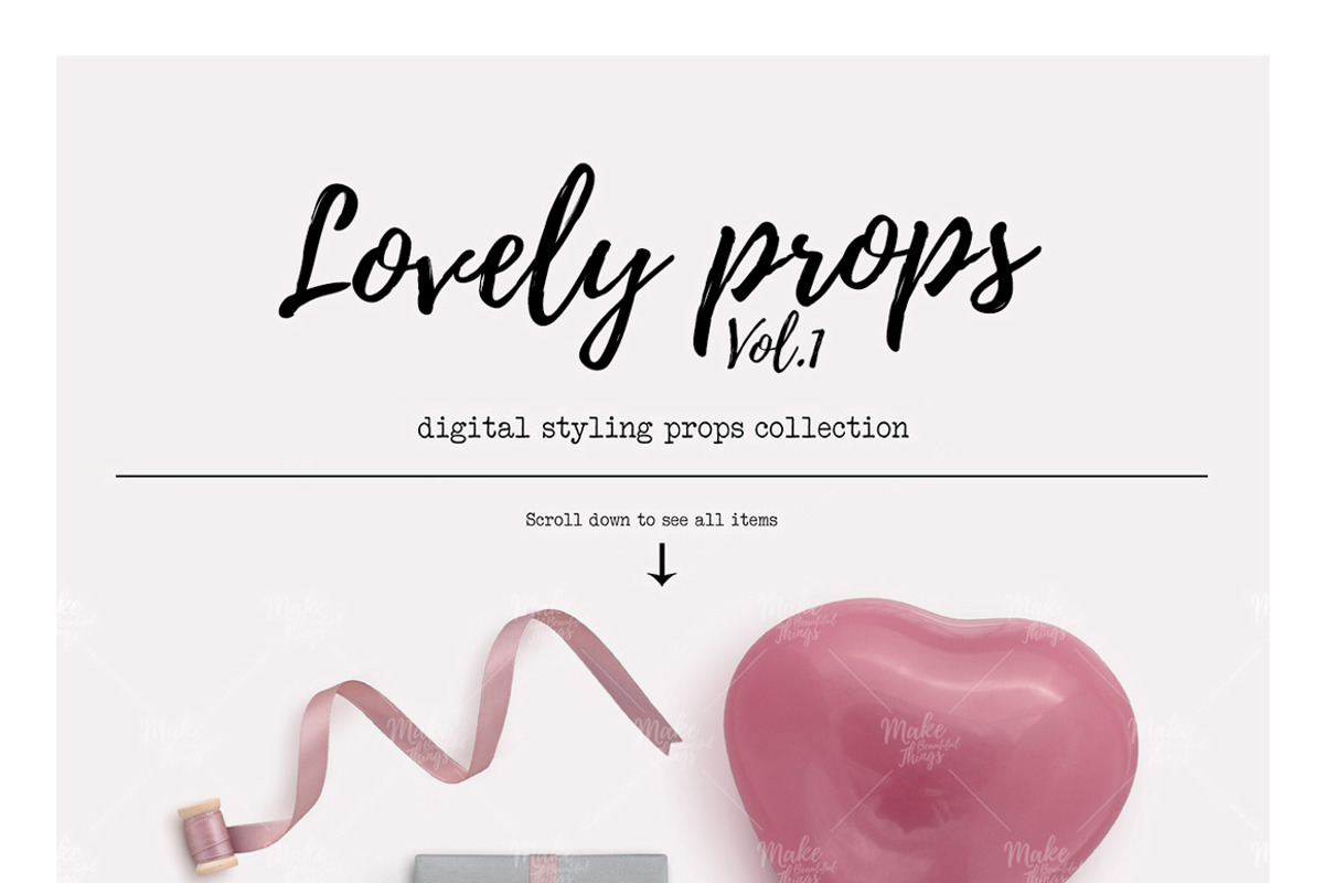 Valentine's Day Scene Creator, a Product Mockup by Make Beautiful Things (Photo 2 of 7)