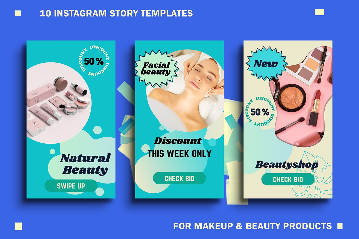 Canva Instagram Template Beauty Shop, a Social Media Template by Vectorheroes (Photo 5 of 7)