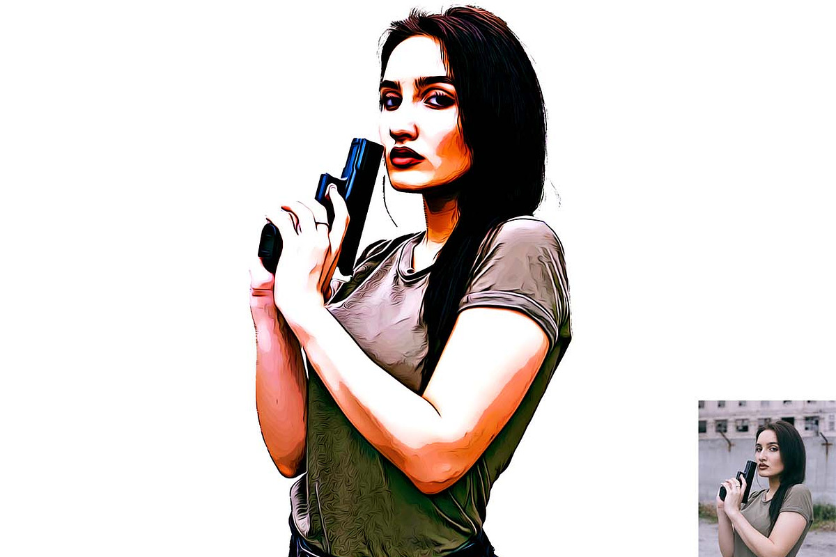 Master Vectorize Effect Ps Action, an Action Add-On by Studio Retouch (Photo 9 of 11)