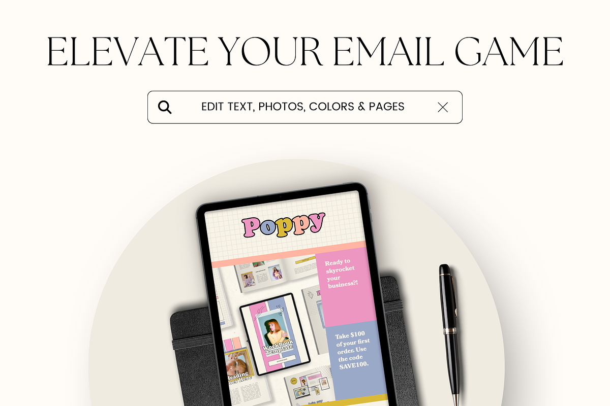 Flodesk Email Newsletter Templates, an Email Template by Branding Babe Co. (Photo 6 of 6)