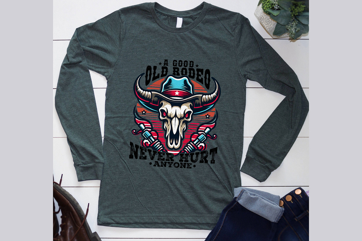 Western Boy Digital T-Shirt Design, a Graphic by Vector Portal (Photo 7 of 8)