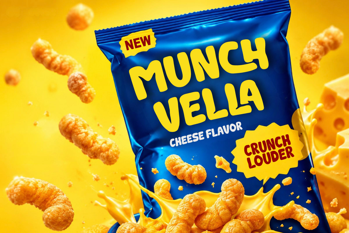 Krupira Vora - Snack Display Font, a Handwritten Font by productype1 (Photo 7 of 10)