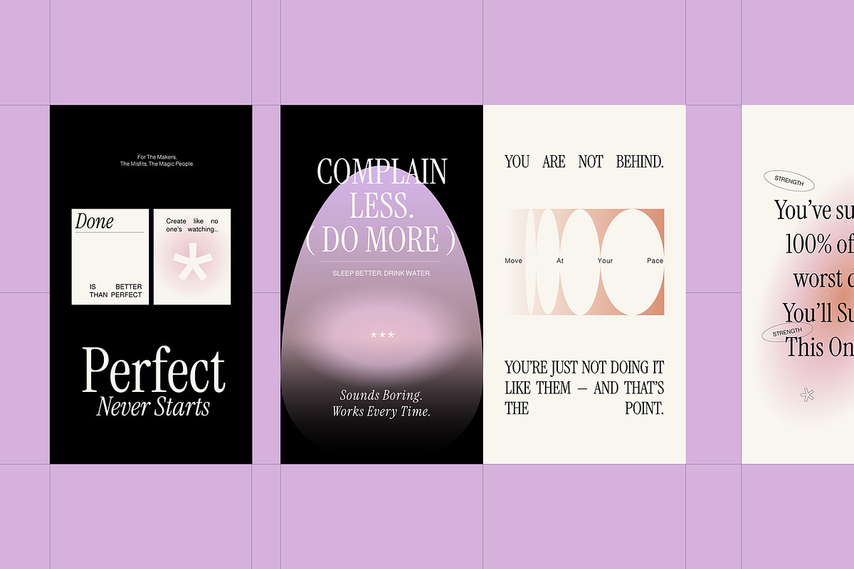 Motivational Quotes Instagram Pack preview 2