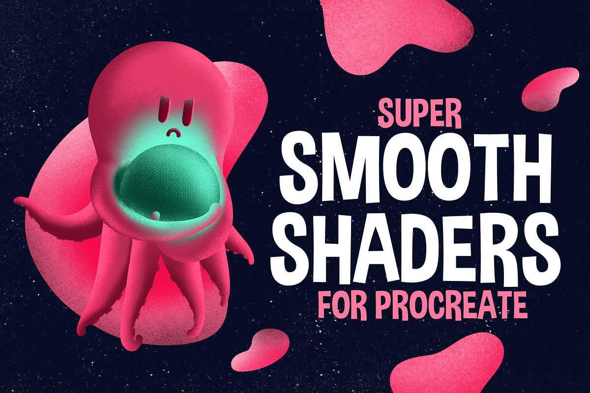 SHADER BRUSHES FOR PROCREATE, a Brush Add-On by seamless team (Photo 1 of 5)