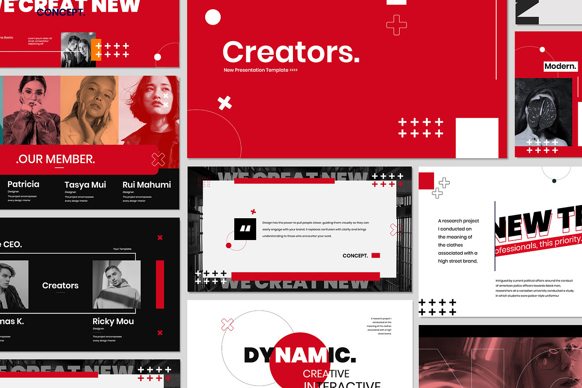Creators - Dynamic Keynote, a Presentation Template by Dirtytemp Studio (Photo 1 of 8)