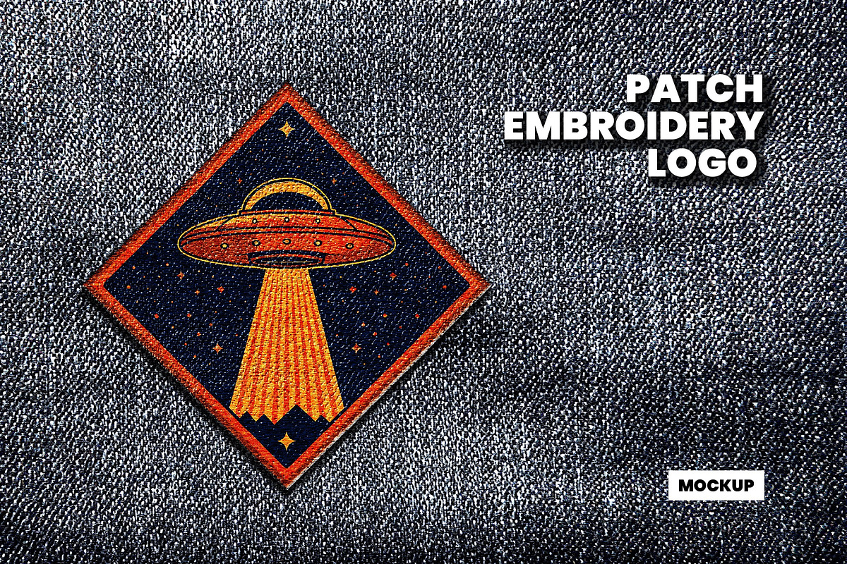 Embroidered Patch Logo Mockup, a Layer Style Add-On by studiogstock (Photo 1 of 2)