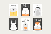 Postcards with animals, an Animal Illustration by Veresk (Thumbnail 9 of 12)