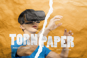 Torn Paper Photo Effect, a Layer Style Add-On by WudelMbois Studio