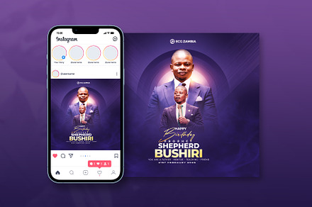 Birthday flyer template