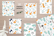 Cute Dinosaur Collection, a Wallpaper Graphic by Nafanya (Thumbnail 4 of 10)